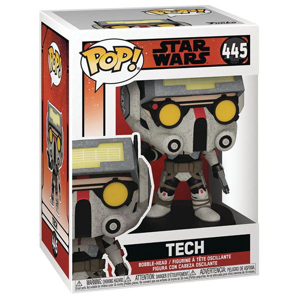 Funko POP #445 Star Wars The Bad Batch Tech Figure (Bad Box)
